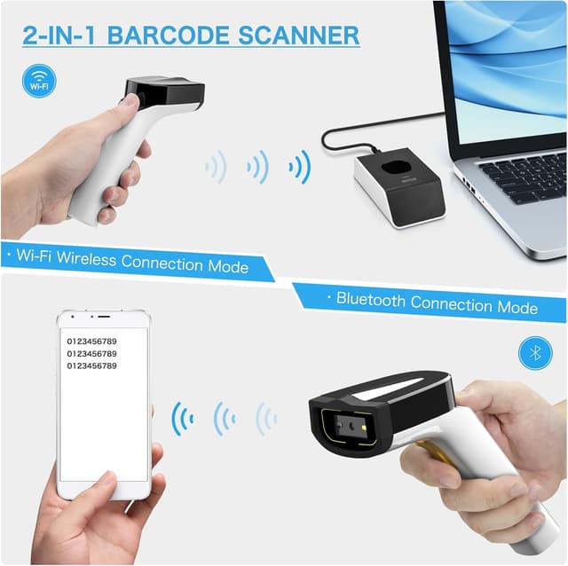 Thumbnail 3 de NETUM DS2800 Scanner codes-barres Wi‑Fi 2D