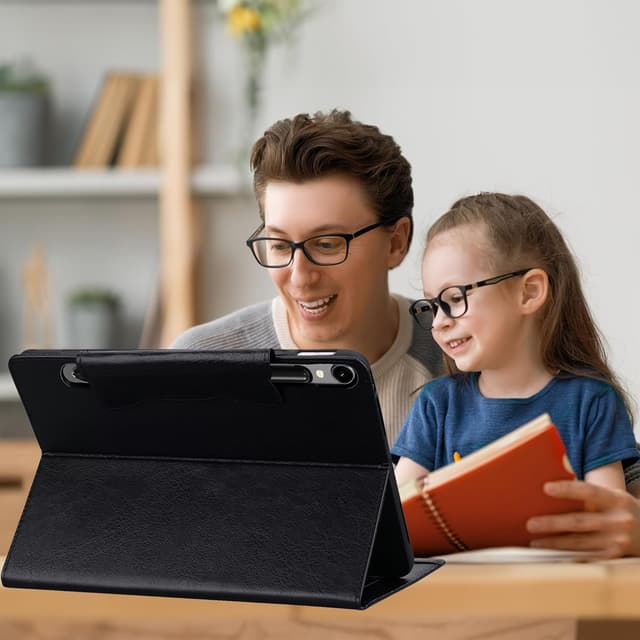 Detalle 2 de zZjoOoj Lederhülle Galaxy Tab S10 FE+ 13,1 Zoll