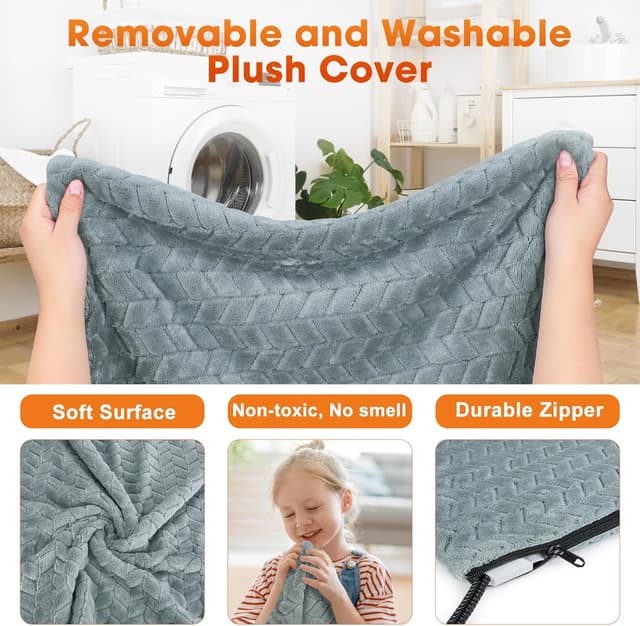 Detalle 2 de GASUR Heated Cat Bed 18''x16'' 🐾