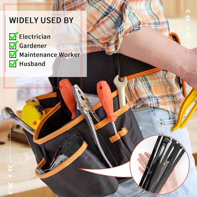 Detalle de huzur elektrik Kabelbinder 100 Stück 250 mm