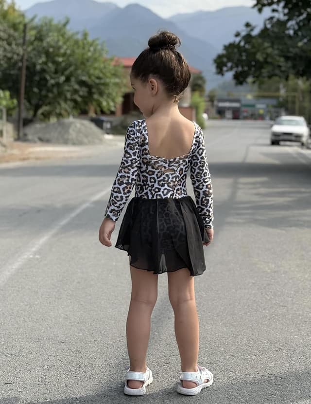 Thumbnail 5 de Arshiner Kids Classic Long Sleeve Leotard 2-11Y đź‘—