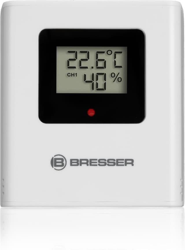 Thumbnail 6 de Bresser Wetterstation Funk 7000023 mit Außensensor Thermo/Hygro Quadro NLX (3 Außenfühler, DCF, Farbdisplay)