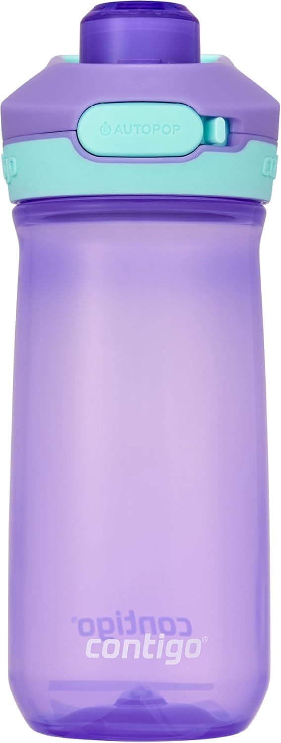 Detalle de Contigo Jessie Autopop – borraccia per bambini 420 ml, a prova di perdite, lavabile in lavastoviglie
