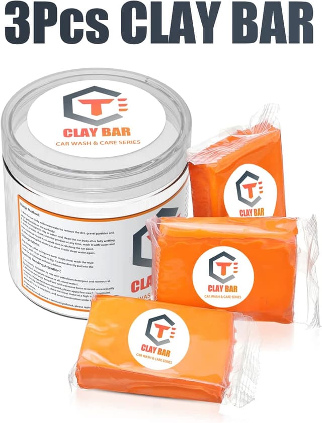 Thumbnail 6 de Fox·Bunny Clay Bar Car Detailing Clay Premium 3 Pack (100g) with Storage Box