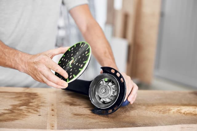 Detalle 2 de Festool Multi Jetstream2 Soft Sanding Pad for RO 150 Feq (150 mm) with FastFix