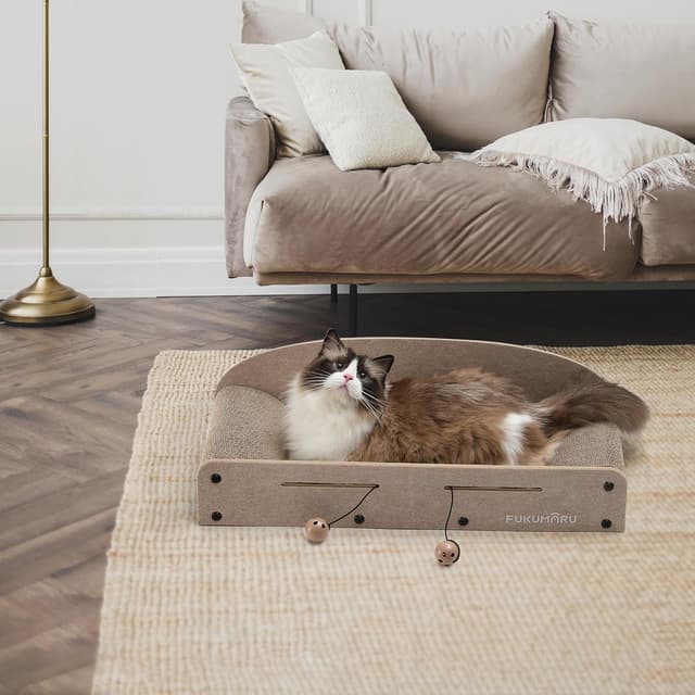 Thumbnail 5 de FUKUMARU 66 cm Cat Scratcher Lounge Bed