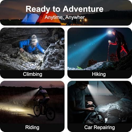 Thumbnail 7 de GloworPath Led Headlamp Rechargeable motion sensor 🚨