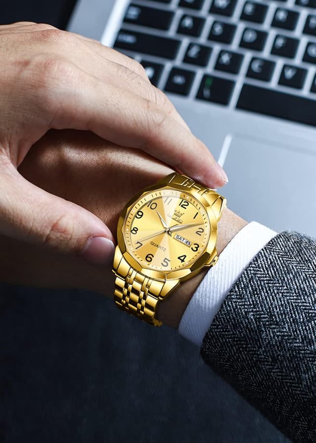 Detalle de OLEVS Business-Uhr mit 30 m Wasserdichte