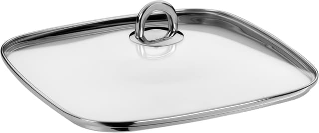 Detalle de Silit Studio Schmortopf mit Deckel (29 x 29 x 10 cm) – backofengeeignet, Induktion, Edelstahl beschichtet