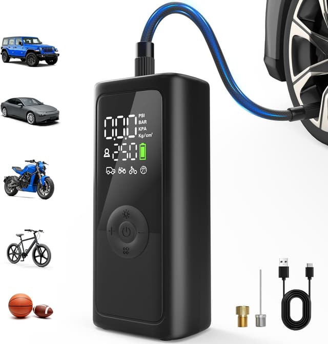 Detalle de Car Tyre Inflator Air Compressor 150PSI