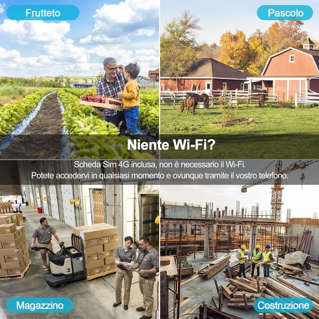 Detalle 2 de GENBOLT 4G LTE telecamera esterna con SIM