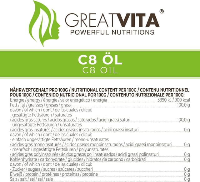 Thumbnail 2 de Aceite MeaVita C8 de Coco y MCT 🌴 500 ml