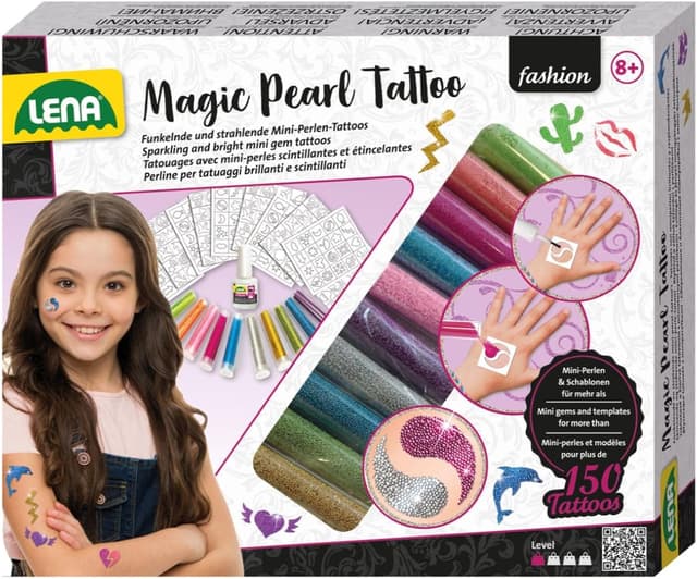 Imagen de LENA 42442 Perles de tatouage lavables 150 pièces 🎨 en OfertitasTOP