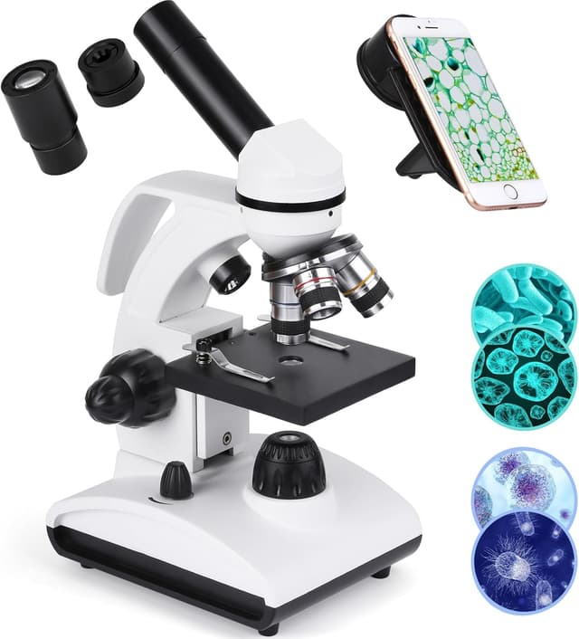 Imagen de Cowiewie Microscopio Profesional 40x‑1000x en OfertitasTOP