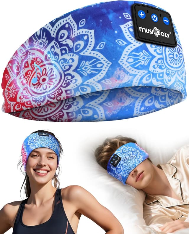Detalle de MUSICOZY Schlafkopfhörer Bluetooth 16 Stunden