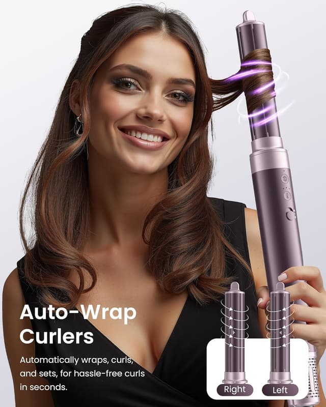 Detalle de MESCOMB Dual Voltage Hair Dryer Brush 5‑in‑1 ✈