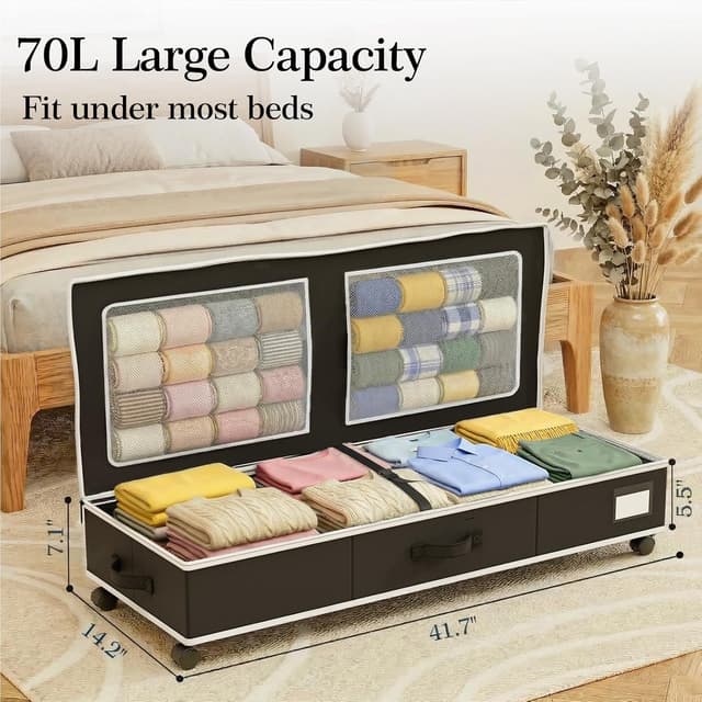 Detalle de GoMaihe Wrapping Paper Storage Organizer 41"