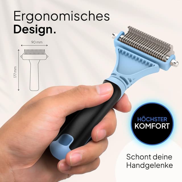 Thumbnail 4 de Pretty Paw Katzenbürste für schonende Haarentfernung 🐾