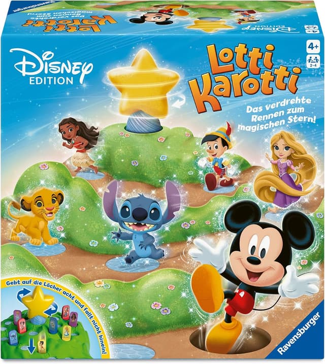 Detalle 2 de Ravensburger Lotti Karotti Disney 2–4 Spieler 🎲