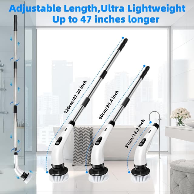 Thumbnail 5 de SINZUX Electric Spin Scrubber 8-head 🧽