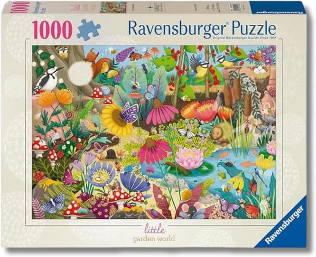 Detalle de Ravensburger Puzzle 1000 Pezzi “Il Piccolo Mondo del Giarno” (70 x 50 cm) per adulti, +14 anni