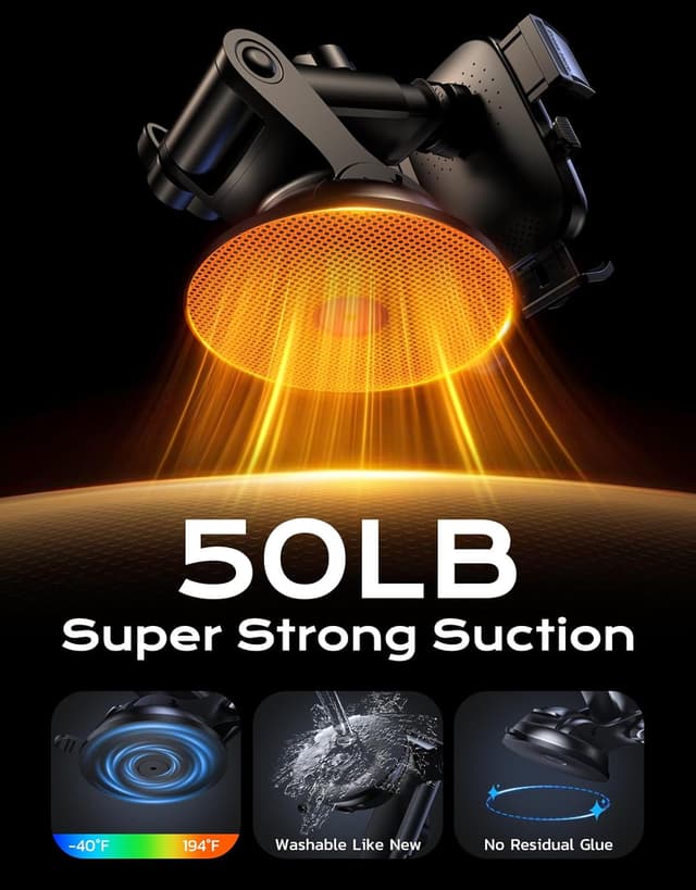 Detalle 2 de Mohard 15W Wireless Car Charger Mount