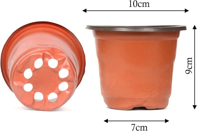 Detalle 2 de Cymax plant nursery pots 10cm, 100 pack