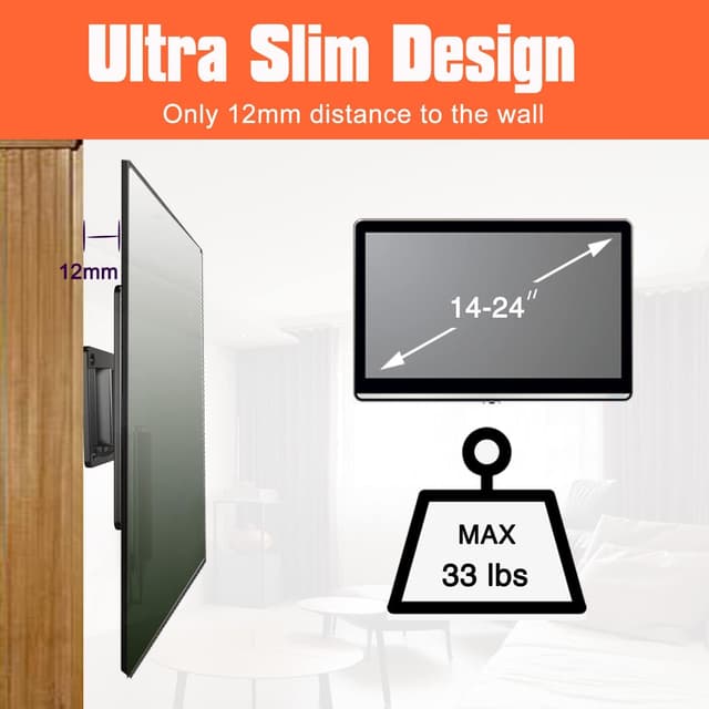 Detalle 2 de JXMTSPW VESA 100x100 wall mount 12mm