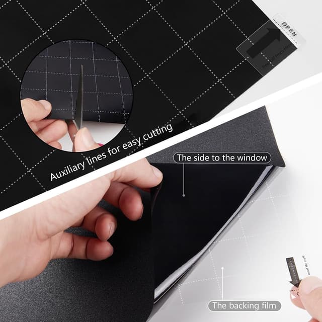 Thumbnail 5 de Kromapolis Blackout Window Film 17.5" x 78.7