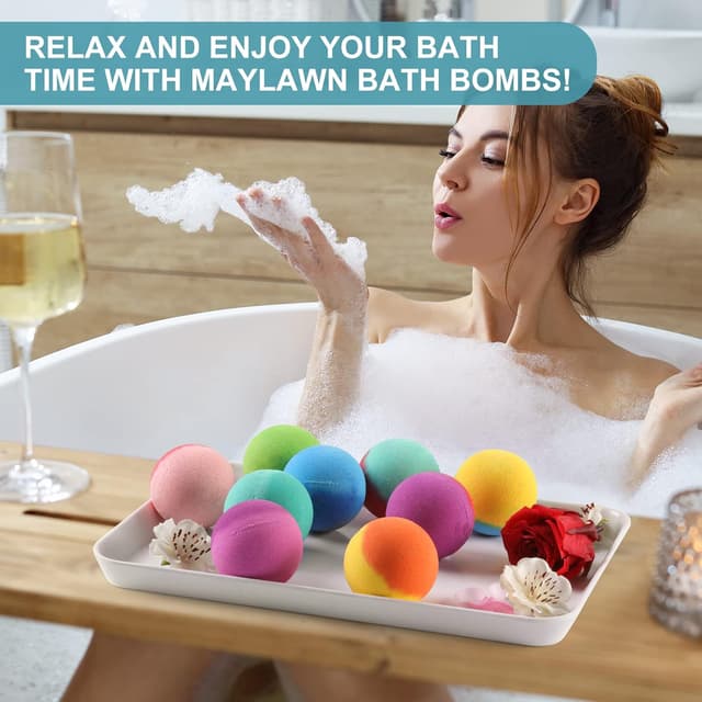 Thumbnail 3 de Maylawn Bath Bombs Gift Set 9-piece