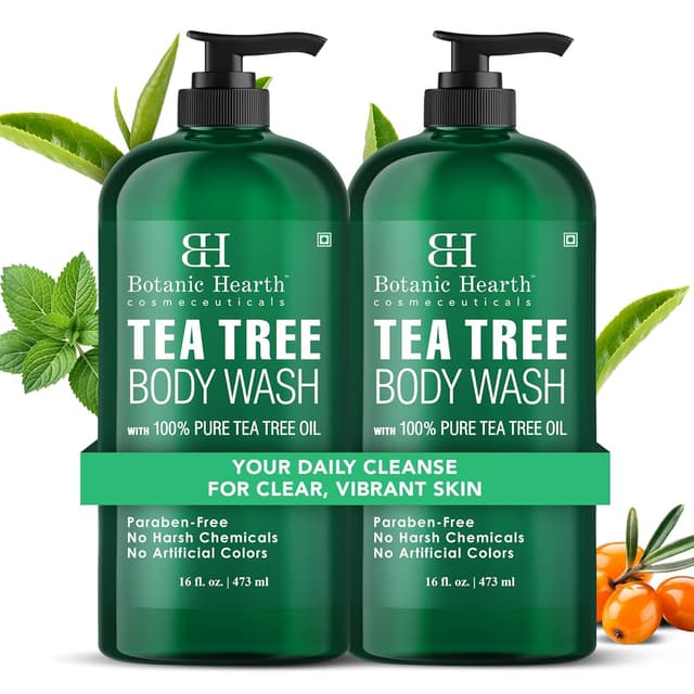 Detalle de Botanic Hearth Tea Tree Body Wash 16 oz
