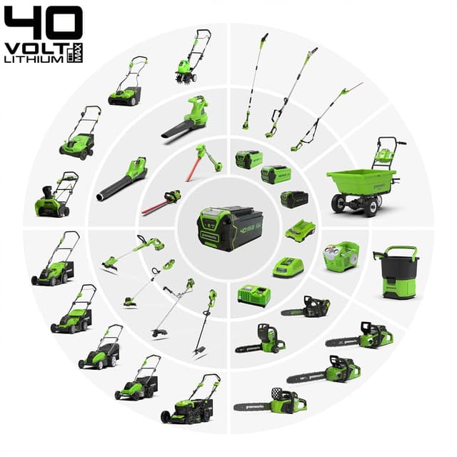 Thumbnail 6 de Greenworks G40HT61K2 cordless hedge trimmer (61cm) with dual action blades