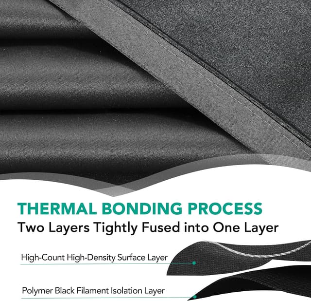 Thumbnail 3 de Deconovo Rideau occultant 280x175 cm 🪟