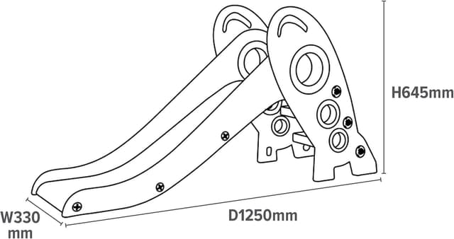 Detalle 2 de Liberty House Toys Kids Rocket Slide – First Slide playset (foldable) for indoor or outdoor use