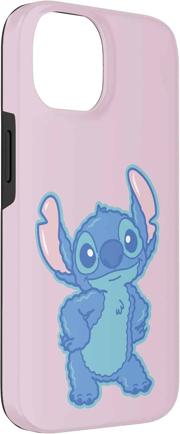 Detalle de Custodia iPhone 14 Lilo & Stitch Fluffy