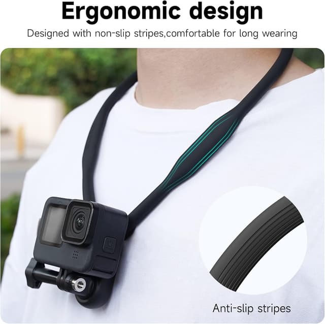 Detalle 1 de TELESIN neck mount 20cm flexible POV holder