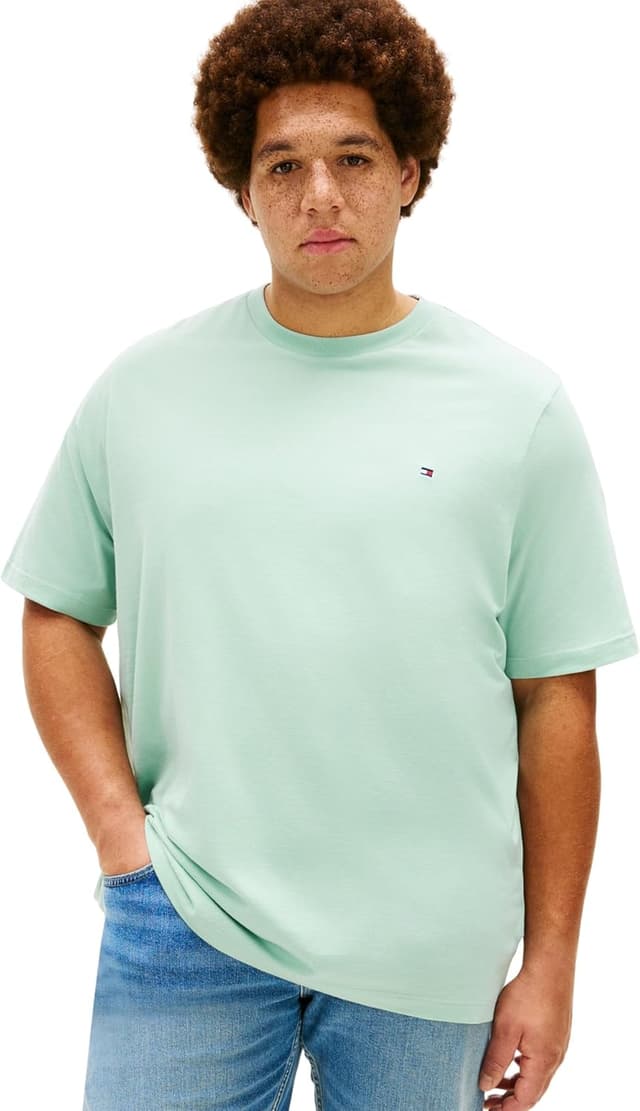 Detalle de Tommy Hilfiger BT-Ess Seasonal Reg Solid Tee-b Mw0mw41233 maglietta S/S uomo