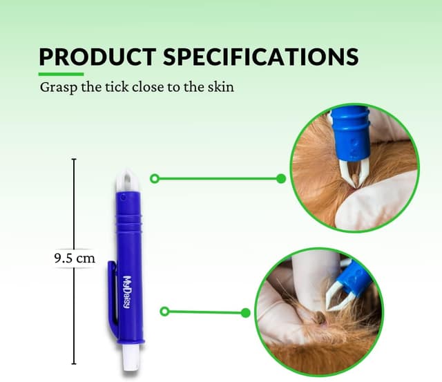 Thumbnail 4 de MYDAISY Zeckenzange 5er Set für Haustiere 🐾