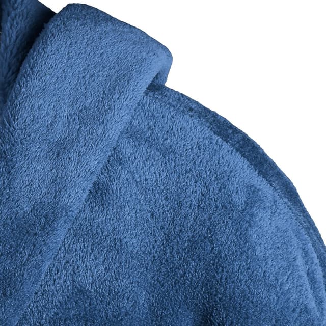 Detalle 2 de Gräfenstayn Kuschelfleece Bademantel mit Kapuze (Unisex) – Öko-Tex Standard 100, S–XXXL