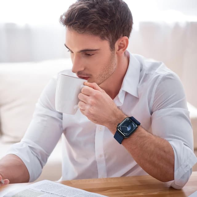 Detalle de Raradev 5-Pack braided elastic sport loops for Apple Watch (Women) — compatible for 38/40/41/42/44/45/46/49mm