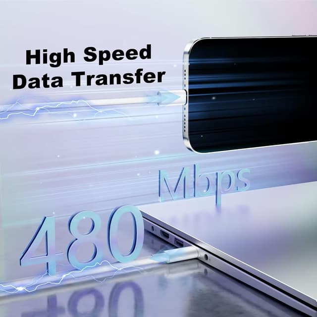 Detalle 2 de Nebite USB‑C to USB‑C Fast Charging Cable 2m