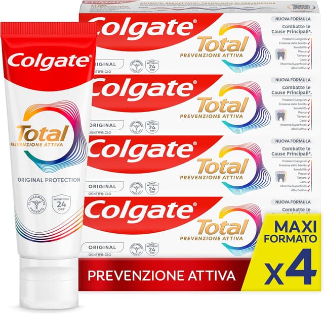 Imagen de Colgate Total Original 4x100 ml dentifricio 24h en OfertitasTOP