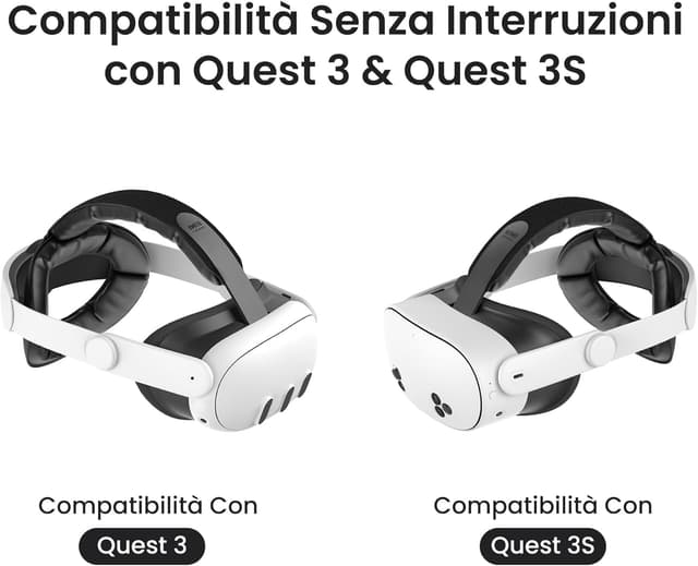 Detalle de KIWI design K4 – Cinturino per la testa comodo per Meta Quest 3 e Quest 3S