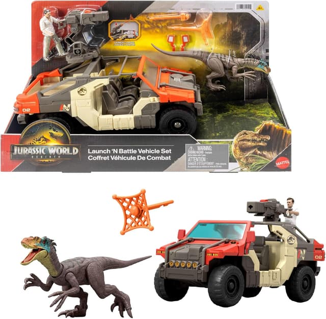 Imagen de Mattel Jurassic World Launch Battle Truck en OfertitasTOP