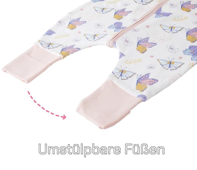 Detalle 1 de Schlafsack mit Füßen 2er Pack 1,5 Tog