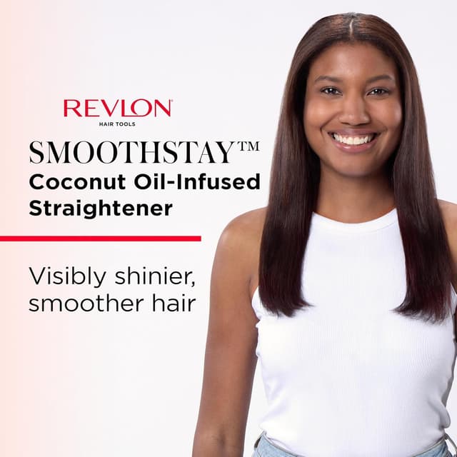 Detalle 2 de Revlon SmoothStay Alisador 25 mm con aceite de coco 💇♀