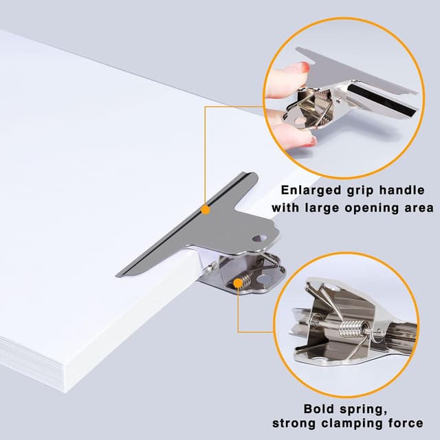 Thumbnail 3 de GUOKOFF Bulldogge Clips 160 mm 12 Stück