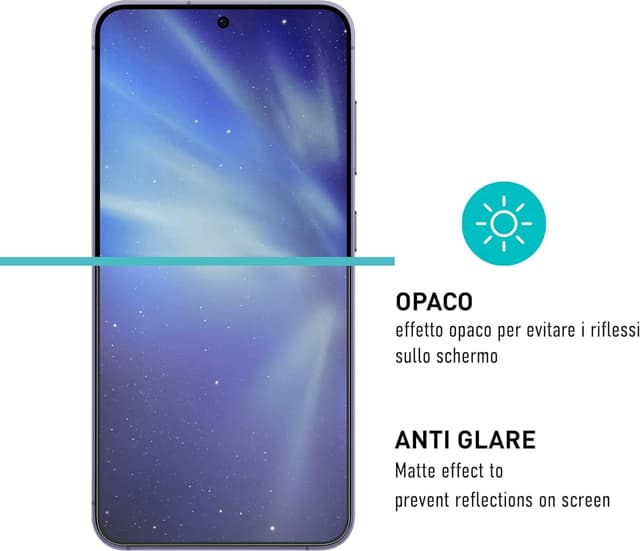 Detalle de smartect Pellicola protettiva TPU opaca (2 pezzi) per Samsung Galaxy S25: anti-impronte e anti-bolle