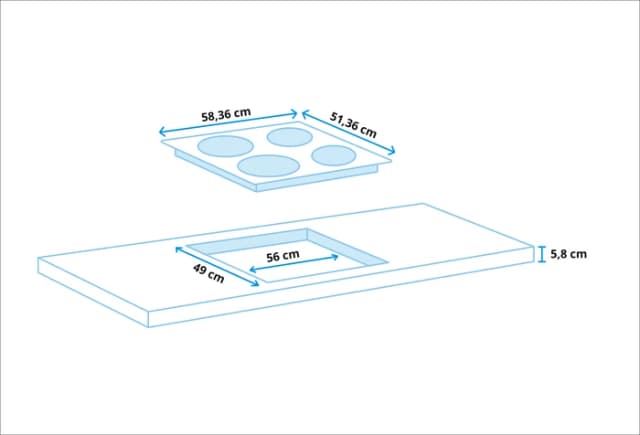 Thumbnail 1 de Beko HIC64503TX Glaskeramik Kochfeld