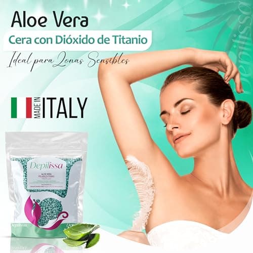 Detalle 2 de Perles de Cire Depilissa Aloe Vera 400g